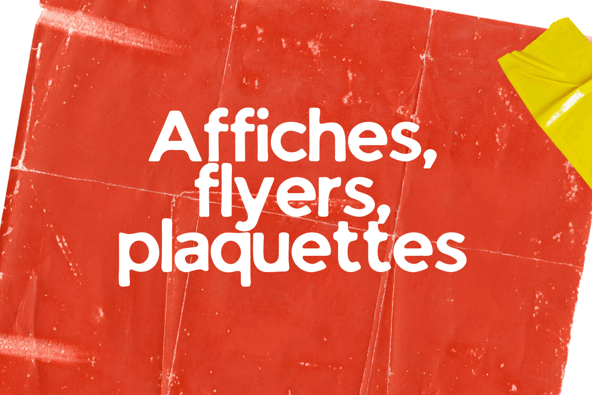 Affiches, flyers, plaquettes par Cart.o Studio